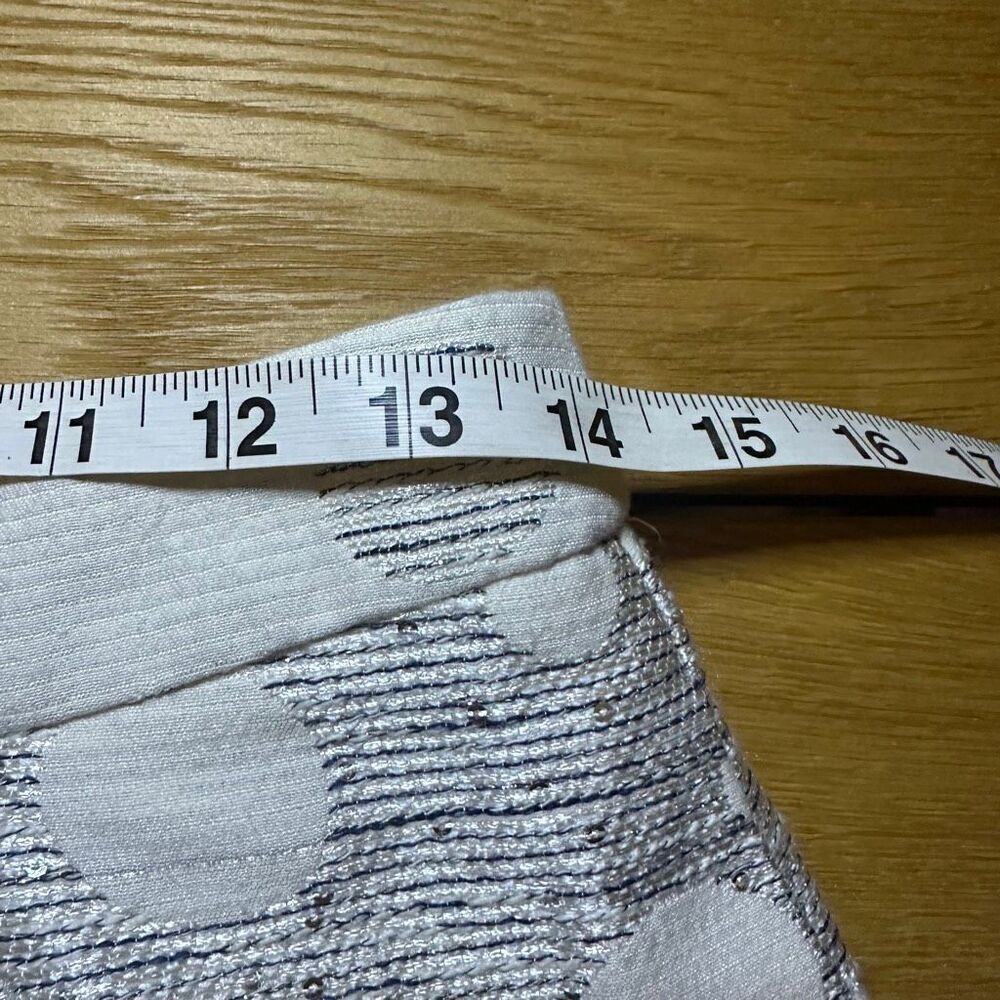 Maeve Anthropologie Anya dotted jacquard mini skirt 10 sequin - Picture 9 of 16